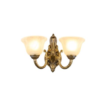 Brilagi - Applique CLASSIC 2xE14/10W/230V ottone