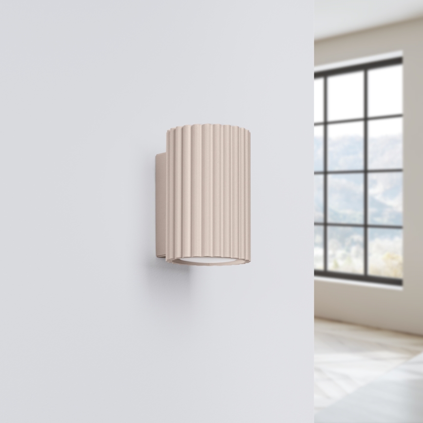 Brilagi - Applique CRESTO 2xGU10/10W/230V 10 cm taupe