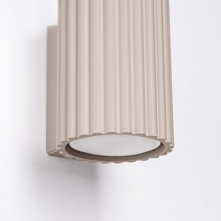 Brilagi - Applique CRESTO 2xGU10/10W/230V 10 cm taupe