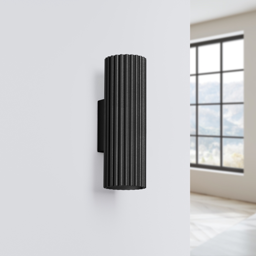 Brilagi - Applique CRESTO 2xGU10/10W/230V 20 cm nero