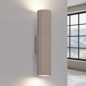 Brilagi - Applique CRESTO 2xGU10/10W/230V 20 cm taupe