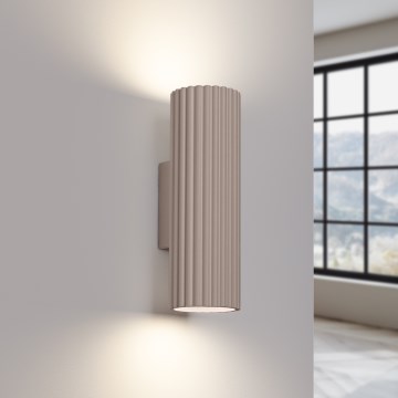 Brilagi - Applique CRESTO 2xGU10/10W/230V 30 cm taupe