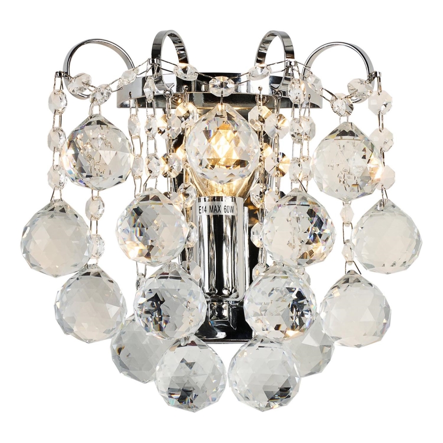 Brilagi - Applique CRYSTAL 1xE14/60W/230V cromo lucido