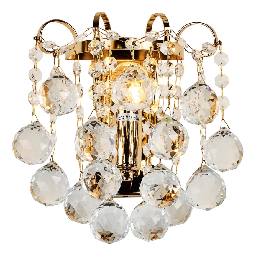 Brilagi - Applique CRYSTAL 1xE14/60W/230V oro