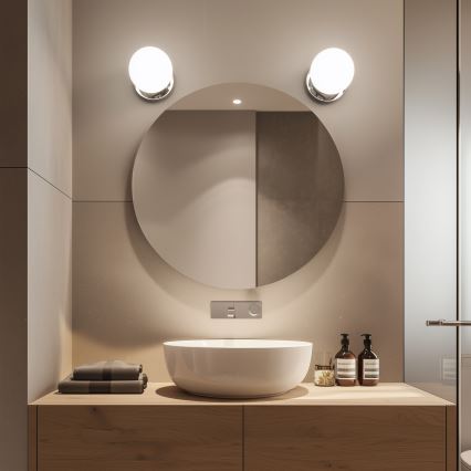 Brilagi - Applique da bagno LED BALL LED/6W/230V 3000/4000/6500K IP44 cromo lucido