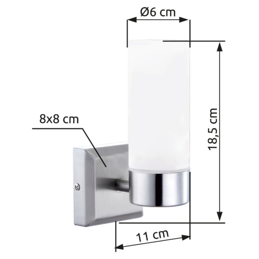 Brilagi - Applique da bagno RAY 1xE14/40W/230V IP44