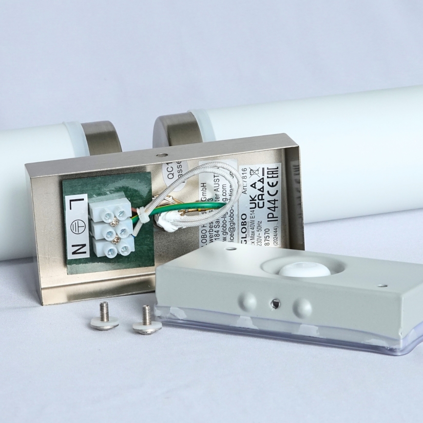 Brilagi - Applique da bagno RAY 2xE14/40W/230V IP44