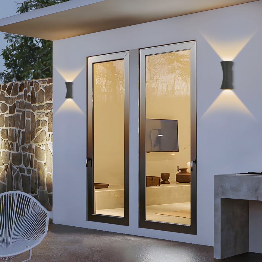 Brilagi - Applique da esterno a LED BICON LED/10W/230V antracite IP44