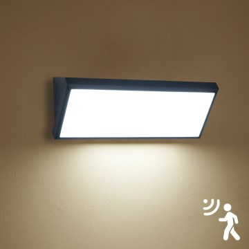 Brilagi - Applique da esterno a LED con sensore TRIANGLE LED/42W/230V 45 cm nero IP65