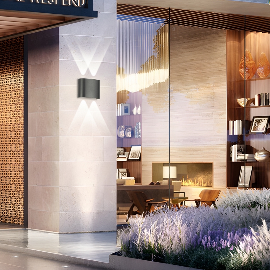 Brilagi - Applique da esterno a LED FLAREBOX LED/4W/230V antracite IP65