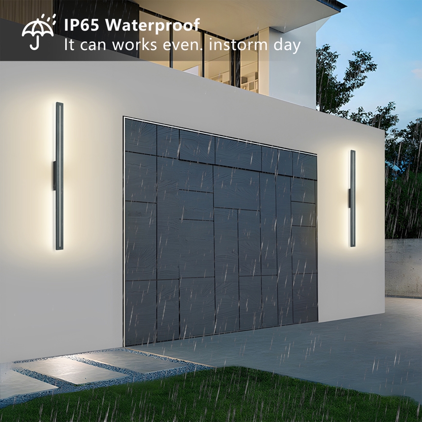 Brilagi - Applique LED da esterno LINEO LED/24W/230V 4000K IP65 100 cm antracite CRI 90