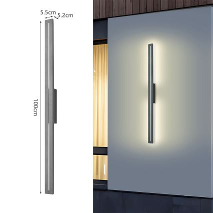 Brilagi - Applique LED da esterno LINEO LED/24W/230V 4000K IP65 100 cm antracite CRI 90