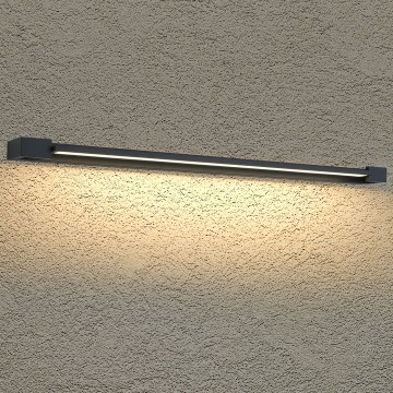 BRILAGI - Applique da esterno AQUA LINE LED/36W/230V 120 cm IP44 nera CRI 90