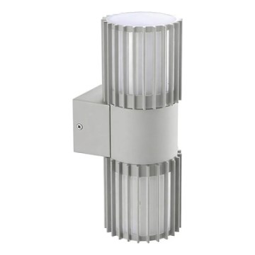 BRILAGI - Applique da esterno ARMOR 2xGU10/35W/230V IP44 grigia