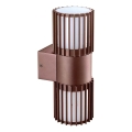 BRILAGI - Applique da esterno ARMOR 2xGU10/35W/230V IP44 marrone