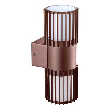 BRILAGI - Applique da esterno ARMOR 2xGU10/35W/230V IP44 marrone