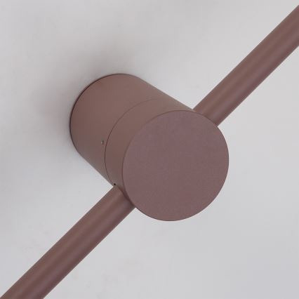 Brilagi - Applique LED da esterno AURA LED/12W/230V 3000K IP54 65 cm marrone CRI 90