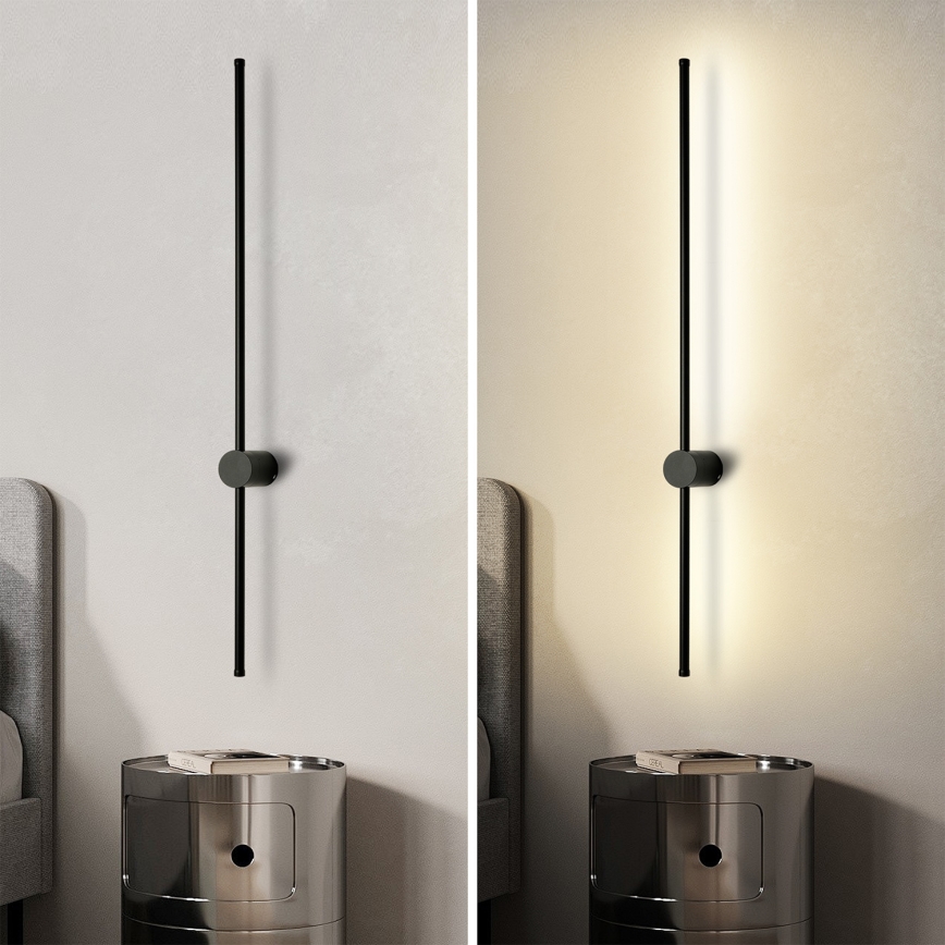 Brilagi - Applique da esterno LED AURA, 20W/230V, 3000K, IP54, 97 cm, nera