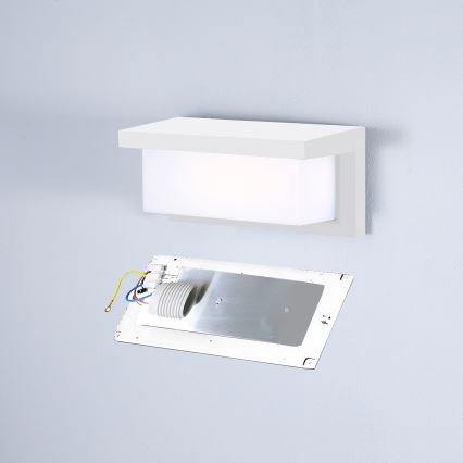Brilagi - Applique da esterno BRICKY 1xE27/60W/230V bianco IP54
