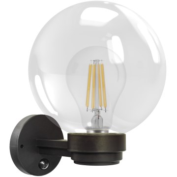 Brilagi - Applique da esterno con sensore di movimento HARBOR 1xE27/40W/230V IP33 antracite/trasparente