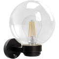 Brilagi - Applique da esterno con sensore di movimento HARBOR 1xE27/40W/230V IP33 nero/trasparente