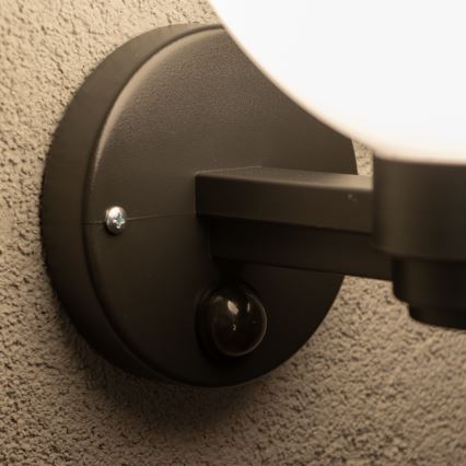 Brilagi - Applique da esterno con sensore di movimento HARBOR 1xE27/40W/230V IP33 nero/bianco