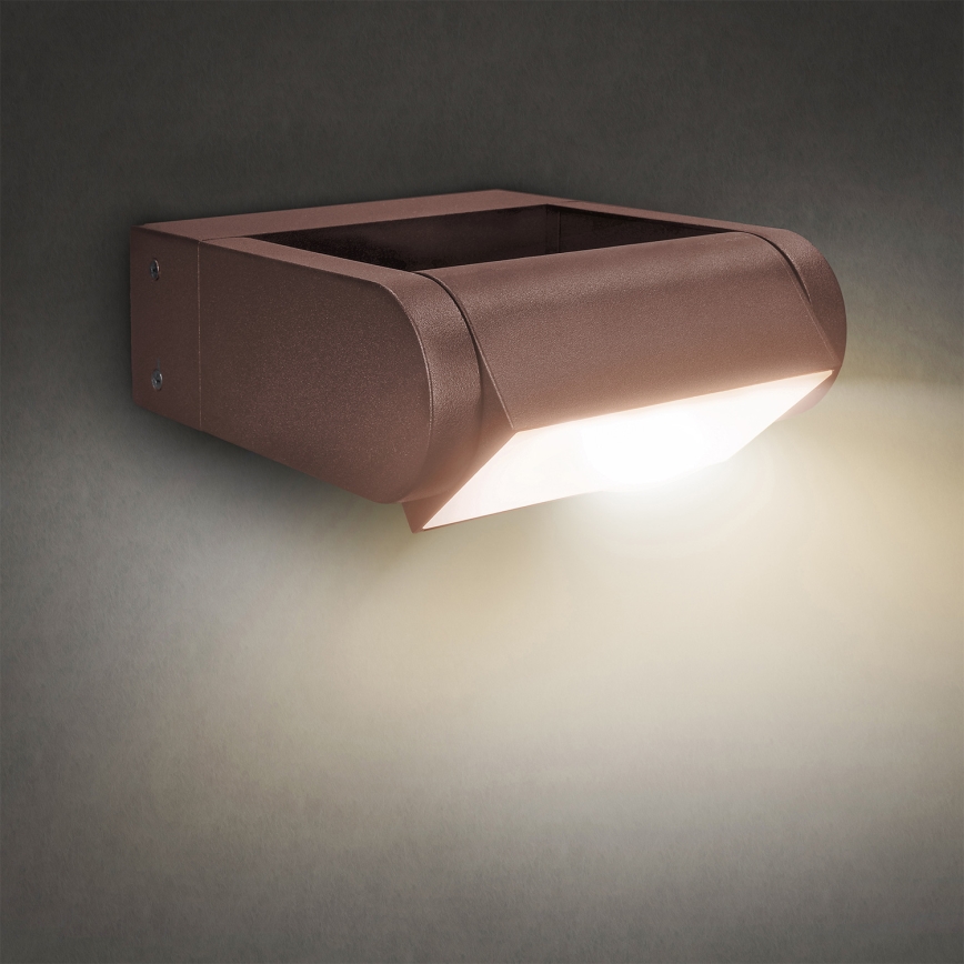 Brilagi - Applique da esterno CROTONE LED/7W/230V marrone IP54