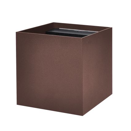 Brilagi - Applique da esterno CUBE LED/6W/230V marrone IP54