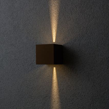 BRILAGI - Applique da esterno CUBE LED/6W/230V marrone IP54