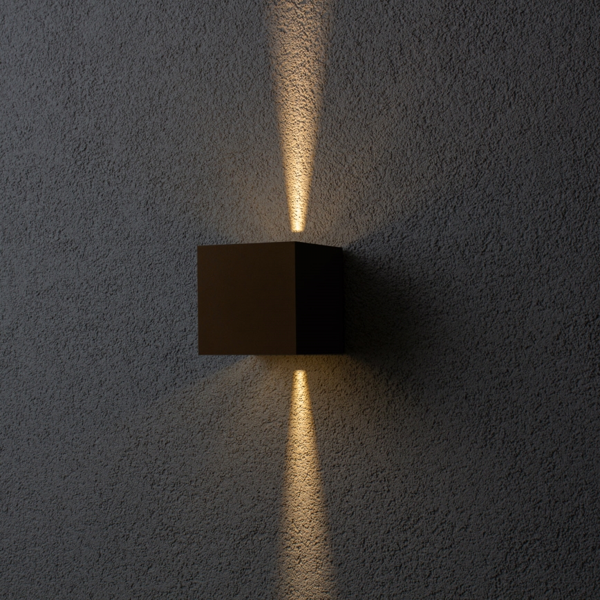 BRILAGI - Applique da esterno CUBE LED/6W/230V marrone IP54
