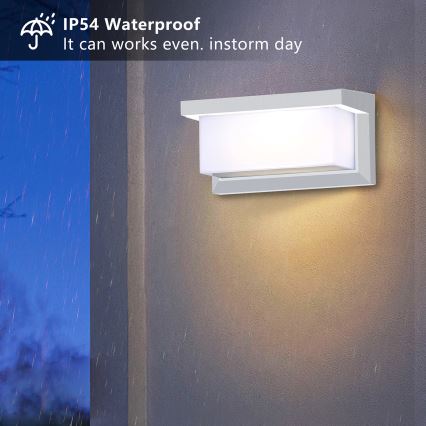 Brilagi - Applique LED dimmerabile da esterno BRICKY 1xE27/6W/230V 2700-6500K IP54 bianco