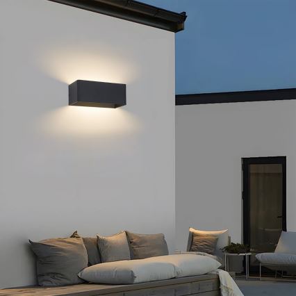 Brilagi - Applique da esterno DONNANI LED/7W/230V nero IP44