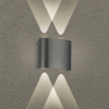 Brilagi - Applique da esterno FLAREBOX LED/4W/230V antracite IP65