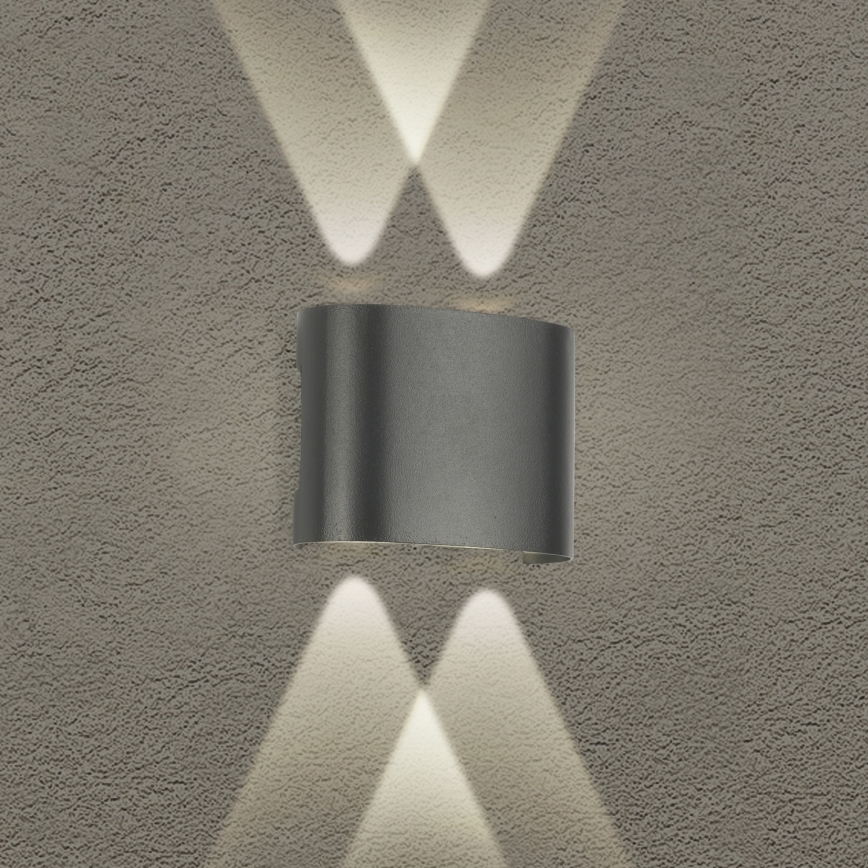 Brilagi - Applique da esterno FLAREBOX LED/4W/230V antracite IP65
