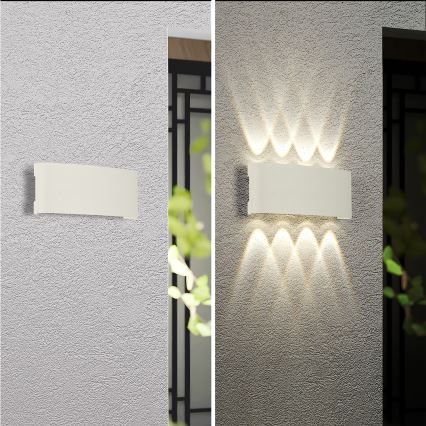 Brilagi - Applique da esterno FLAREBOX LED/8W/230V bianco IP65