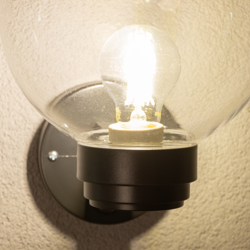 Brilagi - Applique da esterno HARBOR 1xE27/40W/230V IP33 antracite/trasparente