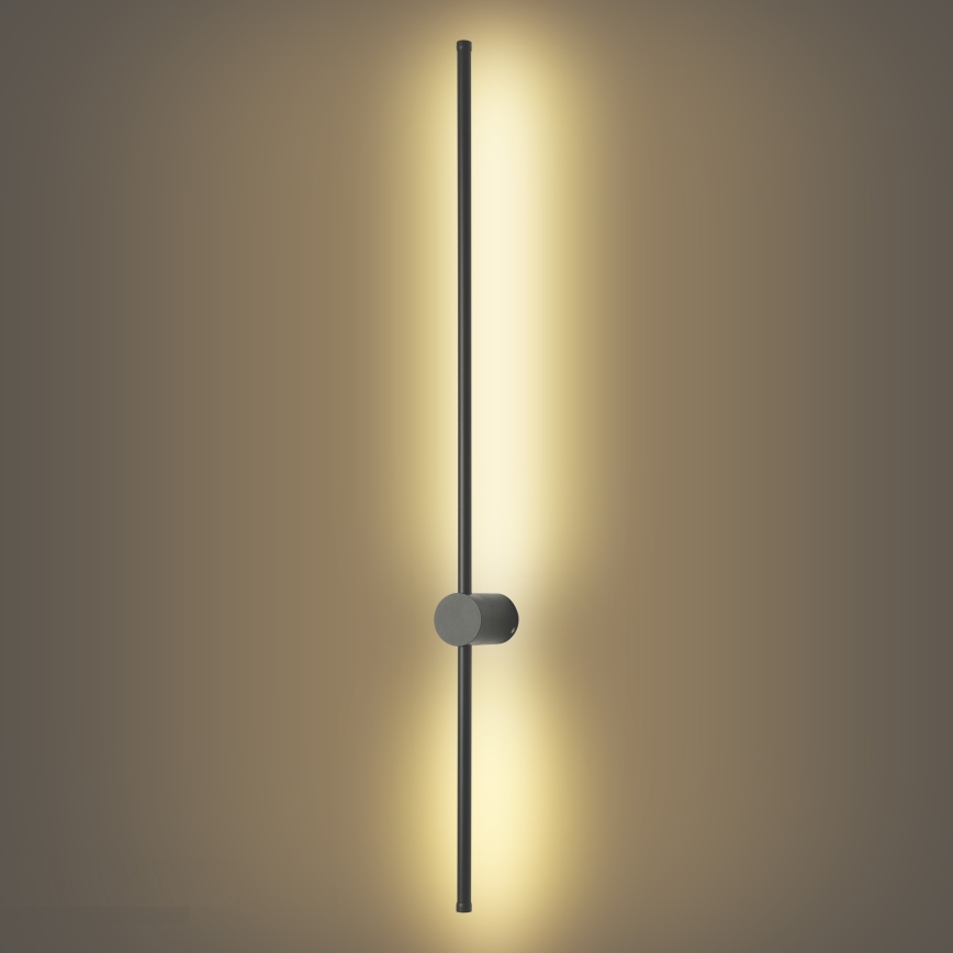 Brilagi - Applique da esterno LED AURA, 20W, 230V, 3000K, IP54, 97 cm, antracite, CRI 90