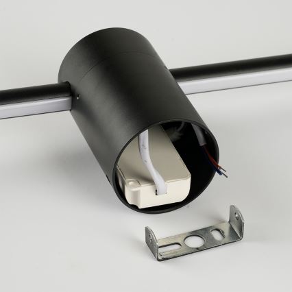 Brilagi - Applique da parete LED per esterni AURA LED/12W/230V 3000K IP54 65 cm nera
