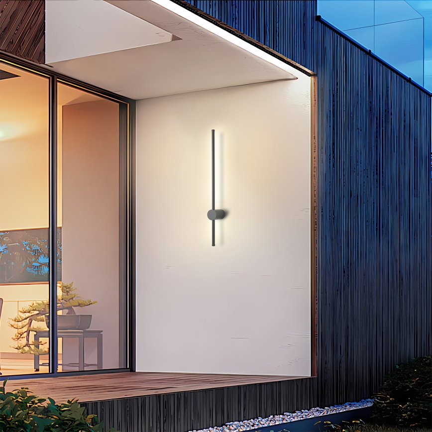 Brilagi - LED Lampada da parete per esterni AURA LED/12W/230V 4000K IP54 65 cm antracite