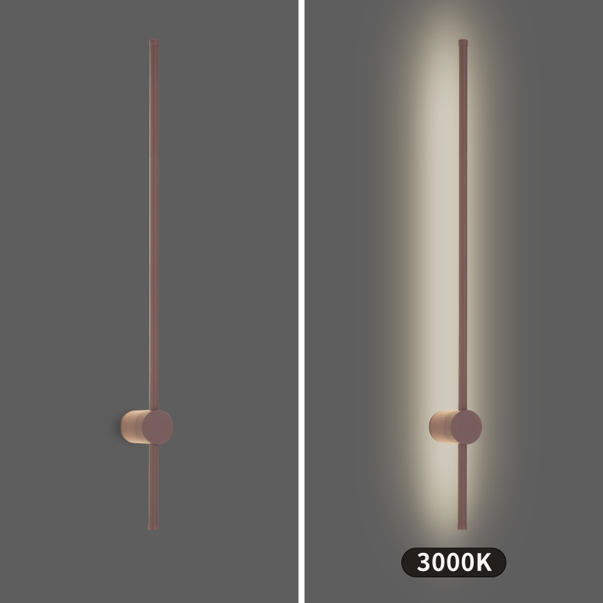 Brilagi - Applique da esterno LED AURA LED/20W/230V 3000K IP54 97 cm marrone CRI 90