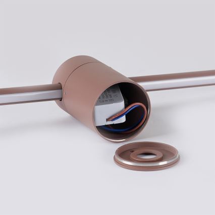 Brilagi - Applique da esterno LED AURA LED/20W/230V 3000K IP54 97 cm marrone CRI 90