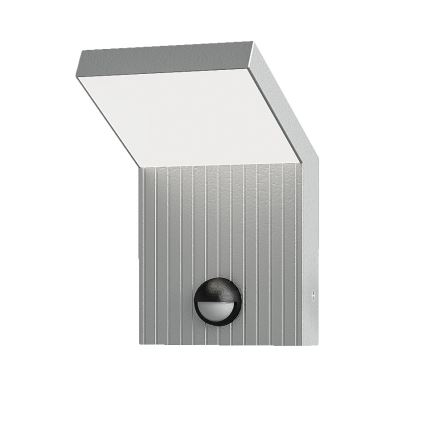 Brilagi - Applique da esterno con sensore RIANO LED/8W/230V argento IP65