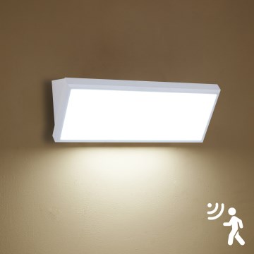 Brilagi - Applique da esterno LED con sensore TRIANGLE LED/42W/230V 45 cm bianco IP65