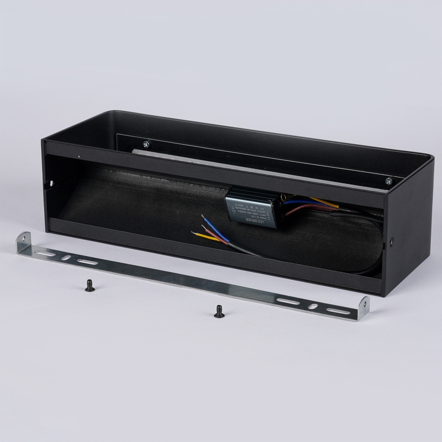 Brilagi - Applique da esterno LED DONNANI LED/12W/230V nero IP44