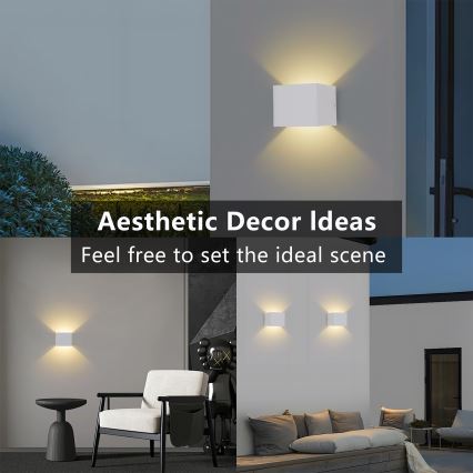 Brilagi - Applique da esterno LED DONNANI LED/5W/230V bianco IP44