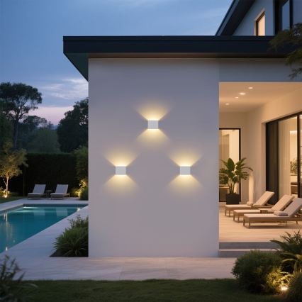 Brilagi - Applique da esterno LED DONNANI LED/5W/230V bianco IP44