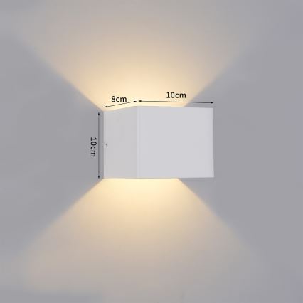 Brilagi - Applique da esterno LED DONNANI LED/5W/230V bianco IP44