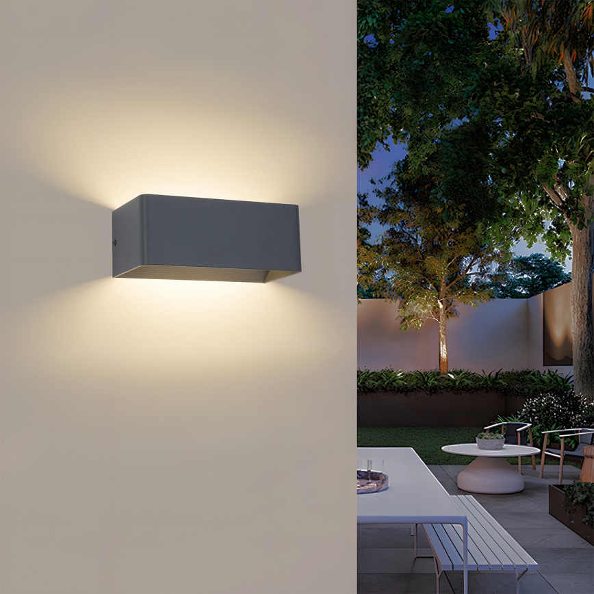 Brilagi - Applique da esterno LED DONNANI LED/7W/230V antracite IP44