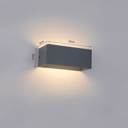 Brilagi - Applique da esterno LED DONNANI LED/7W/230V antracite IP44