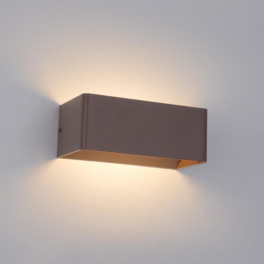 Brilagi - Applique da esterno LED DONNANI LED/7W/230V marrone IP44